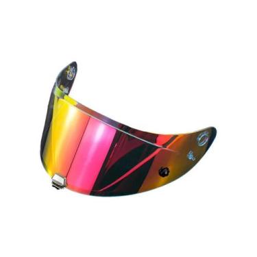 Imagem de Viseira Capacete Hjc Rpha 11 Revo Vermelha Dourada Visor 1