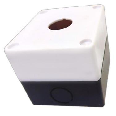 Imagem de Kit 2 Caixa Vazia com 1 Furo para Botoeira Botão Led Interruptor de 22