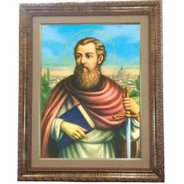 Imagem de Quadro De São Paulo, Modelo 01,  Medindo 53 X 43cm. Angelus