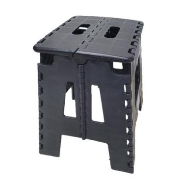 Imagem de Banqueta Plástica Quadrada Dobrável Pescaria Jardim 100kg - AQUILA PLA