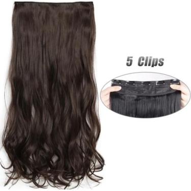 Imagem de Aplique de Cabelo Tic Tac em Fibra Bio Orgânica Ondulado  70cm Super N