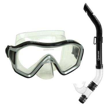 Imagem de Máscara Snorkel Respirador para Mergulho Pesca Sub - KIT RIO Fun Dive,