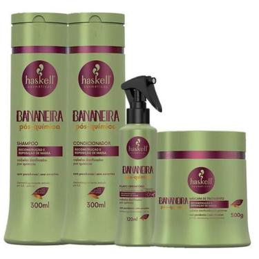 Imagem de Haskell Bananeira Duo 300ml Fluido 120ml e Mascara 500g
