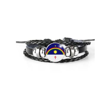 Imagem de Pulseira Bandeira de Pernambuco Unissex e Ajustável - RECANTO ASTRAL