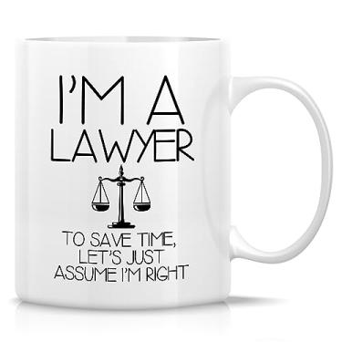 Imagem de Retreez Caneca engraçada de advogado presente I'm A Lawyer Attorney Barrister 325 ml Caneca de café de cerâmica - Appreciation Sarcasm Motivational Inspirational Graduation Birthday Gift for him her