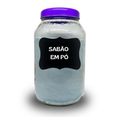 Imagem de Dispenser De 3 Litros Para Armazenar Sabão Em Pó Ou Tira Mancha Em Pó.