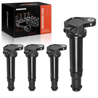 Imagem de Pacote de bobinas de ignição A-Premium para Hyundai Accent Kia Rio Rio5 2006-2011 1.6L compatível UF499 27301-26640 C1543 (conjunto com 4 peças)