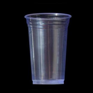 Imagem de Copo Liso Descartável PP Chopp Açaí 500ml Transparente 50un - Copozan