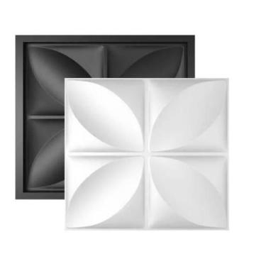 Imagem de Forma 3d Para Gesso - Molde 3d Para Gesso 50x50cm - Roma - Ponto 3D