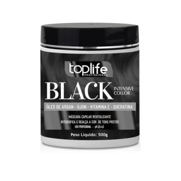 Imagem de Máscara Tonalizante Intensive Collor Black Toplife 500g - TOPLIFE PROF