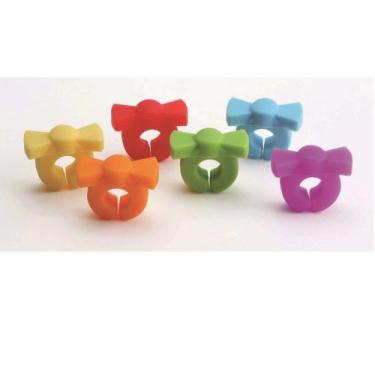 Imagem de Conjunto de 6 marcadores de taças formato gravata - JOIE