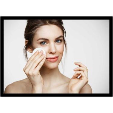 Imagem de Quadro Decorativo Estética Feminina Moda Salões De Beleza Mulher Salas