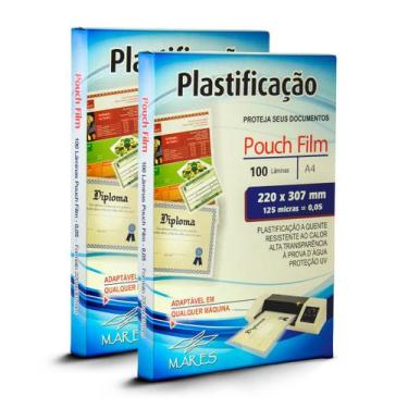 Imagem de Polaseal Plástico para plastificação 0,05 A4 220x307 200un - Mares