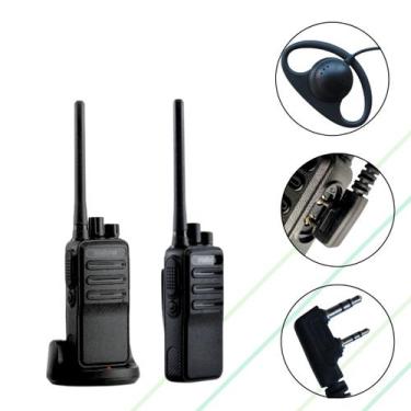 Imagem de Par de Rádios Comunicadores Longo Alcance Intelbras + Fones de Ouvido 