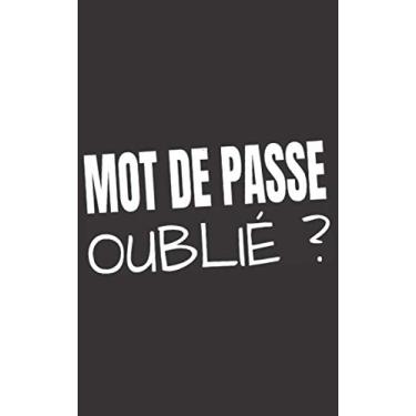 Imagem de mot de passe oublié: carnet de mots de passe | n'oubliez plus vos codes internet | cadeau utile et original