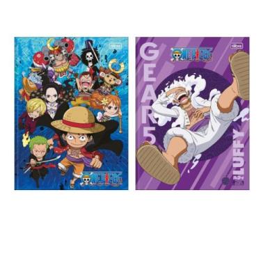 Imagem de Kit 2 Caderno Brochurão Capa Dura One Piece 80 Folhas - Tilibra, Broch