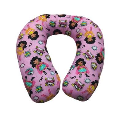 Imagem de Almofada Para Carro Apoio De Cabeça E Pescoço Infantil - Happy Line
