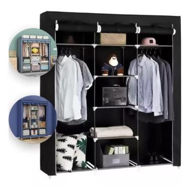 Imagem de Organizador Guarda Roupa Armário Portátil Casal Multiuso - CasaBig, Pr