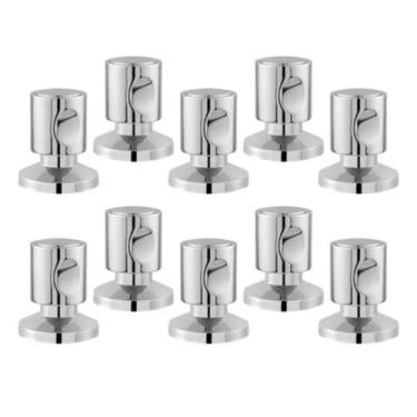 Imagem de Kit 10 Acabamento Registro padrão Docol C42 Metal Gaveta Pressão - MQC