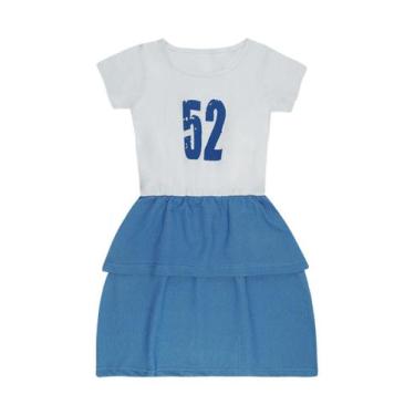 Imagem de Vestido com Saia Sobreposta Jeans - Big Bless, 4