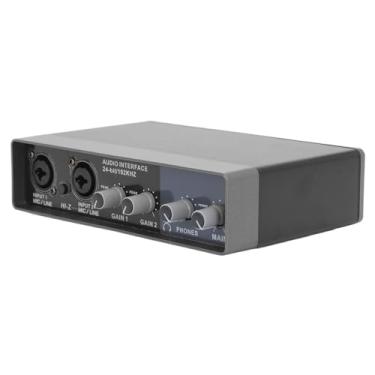 Imagem de Função de Monitoramento Em Tempo Real, Mixer de Placa de Som Ao Vivo 24BIT 192KHZ, Elimina Ruído, Perfeito para Gravar Placa de Som, Transmissão OTG Sem Perdas, Suporta Qualidade