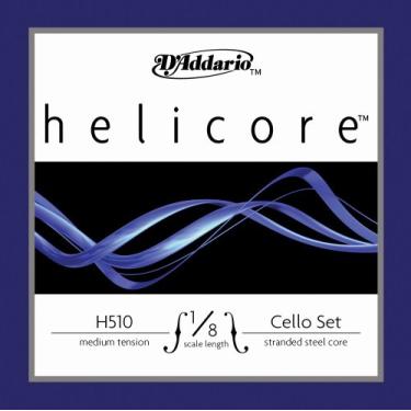 Imagem de Conjunto de cordas de violoncelo D 'Addario Helicore H510-B10 1/8 M escala média pacote de 10