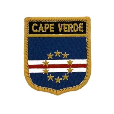 Imagem de Ruoming 1 PÇ Patch de bandeira de Cabo Verde, bordado a ferro ou costurado, tático, militar, nacional de Cabo Verde