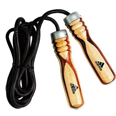Imagem de adidas ADIJRW01 Corda de couro unissex para pular - marrom, 68 cm