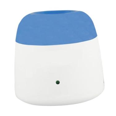 Imagem de harayaa Misturador de esmaltes, agitador de tinta pigmentada, tamanho mini, 5200 RPM, máquina de agitação, mini vórtices, misturador para maquiagem, Azul