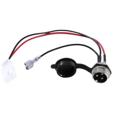 Imagem de KAMIER Substituição da porta do carregador de 3 fios para Razor Crazy Cart XL DLX Shift Ground Force Drifter Go Cart Kart Dune Buggy E325 E300 E200 E175 E100 Kids Electric Scooter E-Scooter E-Bike