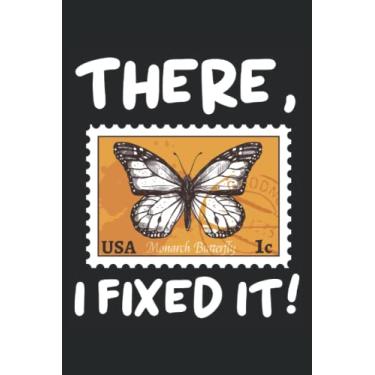 Imagem de There I Fixed It Notebook Journal: This Stamp Collector Journal is ideal for organizing and cataloging antique or contemporary stamps, from the US and ... and recording values of stamp collections.