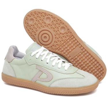 Imagem de Tênis Casual Polo Blu Feminino Moderno Confortável em Camurça e Sintét