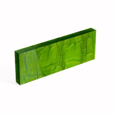 Imagem de Tala em acrilico para cabo de faca 10mm 15 x 5cm verde - CPV