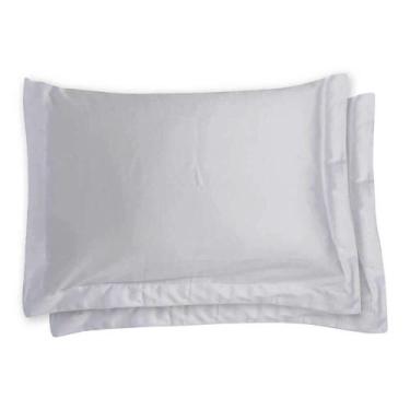 Imagem de Kit com 2 Fronhas 300 fios em Algodão Satinee - Kacyumara, OFF WHITE