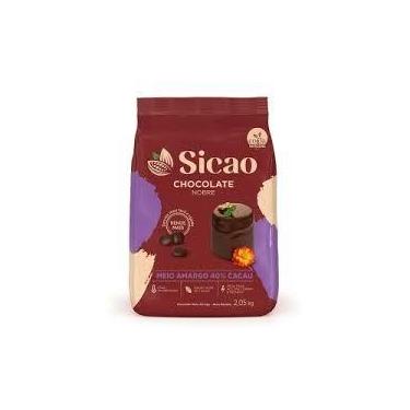 Imagem de Chocolate meio amargo 40 cacau em moedas sicao 2,05kg - dellys