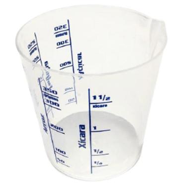 Imagem de Copo Medidor Dosador Graduado Plástico 400 ML Receitas - Injetemp