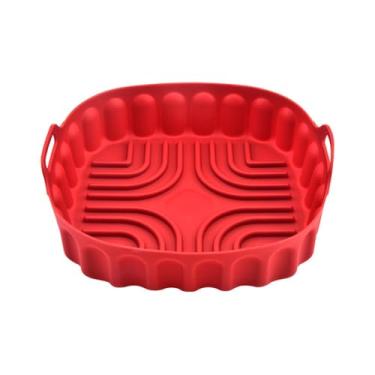 Imagem de LKMM Fritadeira a ar de silicone, utensílios para assar, fritadeira doméstica, almofadas de silicone, utensílios de silicone
