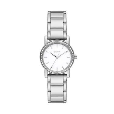 Imagem de DKNY Relógio feminino Soho Quartz aço inoxidável vestido, cor: prata (modelo: NY9203), Prata