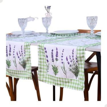 Imagem de Caminho Trilho de Mesa 125x43cm Estampado Microfibra - Valle Distribui