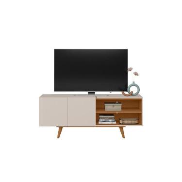 Imagem de Rack para TV Aldan "55 2 Portas - Colibri, OFF WHITE MATTE / FREJO