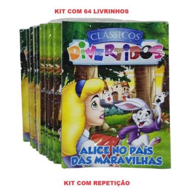 Imagem de 64 Livros Classicos Divertidos História  Atacado Lembrancinha De Anive
