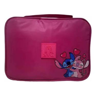 Imagem de Estojo Lilo Stitch Infantil Escolar Box Jumbo Grande Aulas - Outras Ma