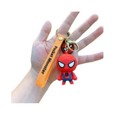 Imagem de Chaveiro Kawaii Homem-Aranha - Figura de Ação para Mochila ou Bolsa In