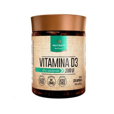 Imagem de Vitamina D3 2000 UI Nutrify 120 Cápsulas