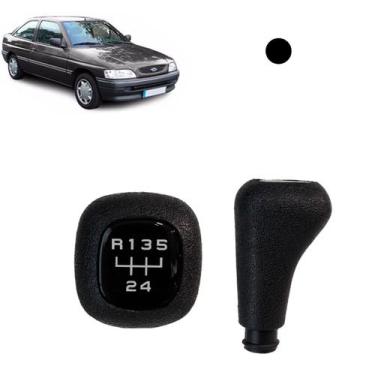 Imagem de Manopla de Câmbio Ford Escort 1993 Até 1996 Curta Ré P/ Cima - Nat Ind