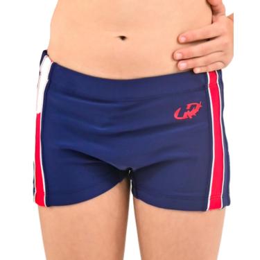 Imagem de Sunga Boxer Infantil Xtra Life Com Detalhe Viés e Hammerhead Natação Piscina