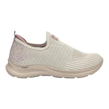 Imagem de Tênis Kolosh Esportivo Feminino Slip On E0109 Off White-Feminino