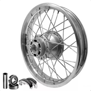 Imagem de Roda Traseira Xtz 150 Crosser Tambor + Lona/Rolamento/Espaçador