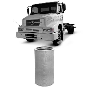 Imagem de Filtro Ar Mercedes Benz L1214 OM366 90 a 99 Metal Leve