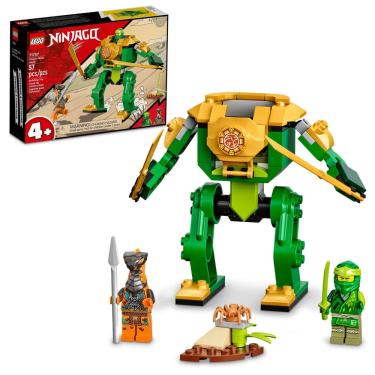 Imagem de Boneco de ação de brinquedo lego ninjago Lloyd's Ninja Mech 71757
